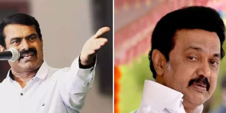 கமலுக்கு மிரட்டல் : “முதல்வர் அமைதியாக இருப்பது ஏன் ?” – சீமான் கேள்வி