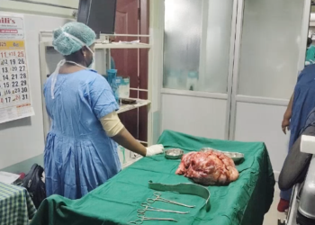 பெண்ணின் வயிற்றில் 6 கிலோ கட்டி