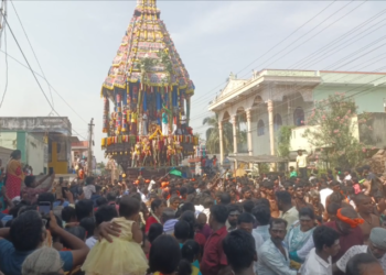 வேதகிரீஸ்வரர் கோயிலில் சித்திரை தேர் திருவிழா கோலாகலம்.