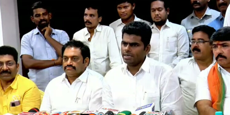 “வரைபடத்தில் பாகிஸ்தான் இருக்காது” – அண்ணாமலை அதிரடி பேட்டி