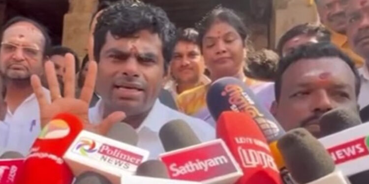 “ஆடு, மாடுகளை மேய்த்துக் கொண்டு நிம்மதியாக இருக்கிறேன் ” – அண்ணாமலை