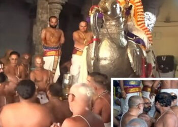 காஞ்சிபுரம் வரதராஜ பெருமாள் கோயிலில் மீண்டும் வடகலை, தென்கலை பிரச்சனை