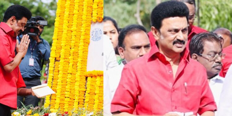 “மே 1 அன்று ஊதியத்துடன் விடுமுறை அளித்தவர் அறிஞர் அண்ணா”