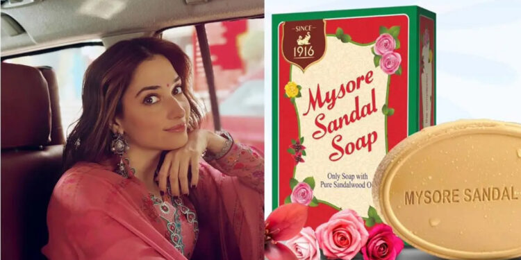 மைசூர் சேண்டல் சோப்புக்கு புதிய பிராண்ட் அம்பாசிடர் – நடிகை தமனாவிற்கு எதிர்ப்பு தெரிவிக்கும் மக்கள் !