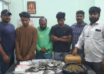 கல்லூரி மாணவர்களை குறிவைத்து கஞ்சா விற்பனை – நான்கு இளைஞர்கள் கைது