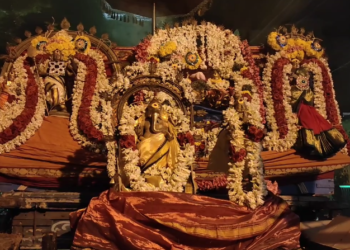 பழமை வாய்ந்த புனுகீஸ்வரர் கோயில் 8ஆம் ஆண்டு சம்வத்சராபிஷேகமும் 19ஆம் ஆண்டு அறுபத்துமூவர் வீதி