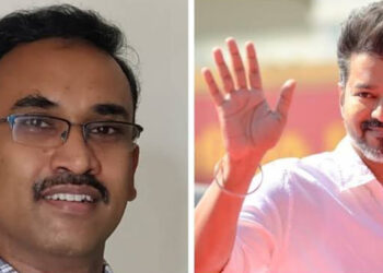 ஓய்வுபெற்ற ஐ.ஆர்.எஸ். அதிகாரி அருண்ராஜ் த.வெ.க.வில் இணைப்பு