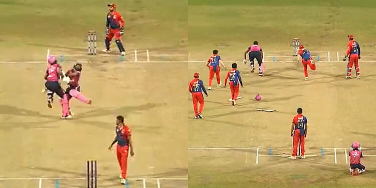 MPL 2025 | ஒரே நேரத்தில் மூன்று ரன் அவுட் மிஸ் – ரசிகர்களை அசரவைக்கும் கோலாப்பூர் டஸ்கர்ஸ் வீரர்கள் !