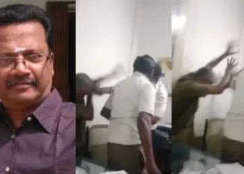 “நீ பயணிகளை எனக்கு எதிராக தூண்டுகிறாயா?” – செருப்பால் தாக்கிய உதவி மேலாளர்