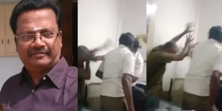 “நீ பயணிகளை எனக்கு எதிராக தூண்டுகிறாயா?” – செருப்பால் தாக்கிய உதவி மேலாளர்