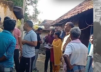 அருப்புக்கோட்டையில் குடும்ப கலவரம் : மனைவி, இரு குழந்தைகளை அரிவாளால் கொன்ற விவசாயி