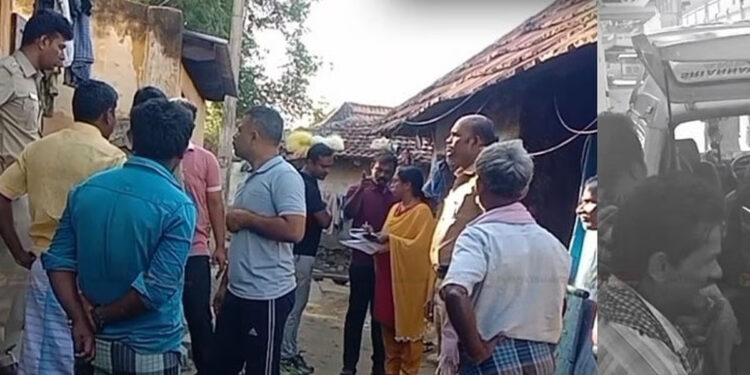 அருப்புக்கோட்டையில் குடும்ப கலவரம் : மனைவி, இரு குழந்தைகளை அரிவாளால் கொன்ற விவசாயி