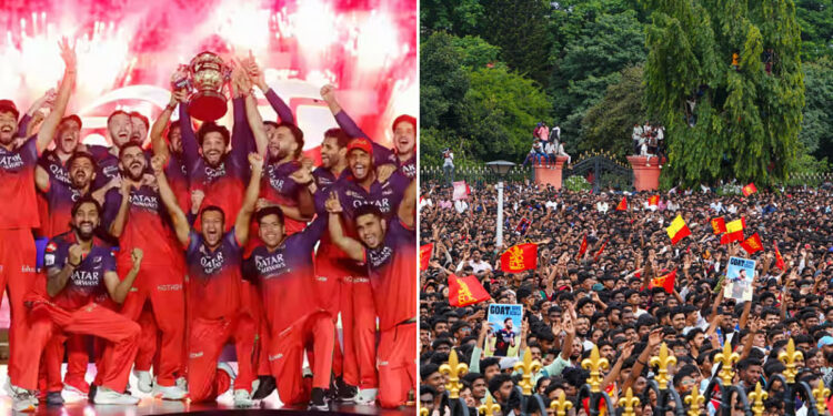 ஆர்சிபி வெற்றிக் கொண்டாட்டத்தில் கூட்ட நெரிசல் : 11 ரசிகர்கள் உயிரிழப்பு… நிதியுதவி அறிவித்த RCB !