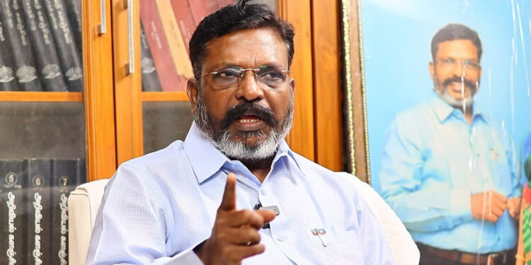 தமிழகத்தில் ஆட்சி மாற்றம் வரும் என்பது அமித்ஷாவின் கனவு – திருமாவளவன்