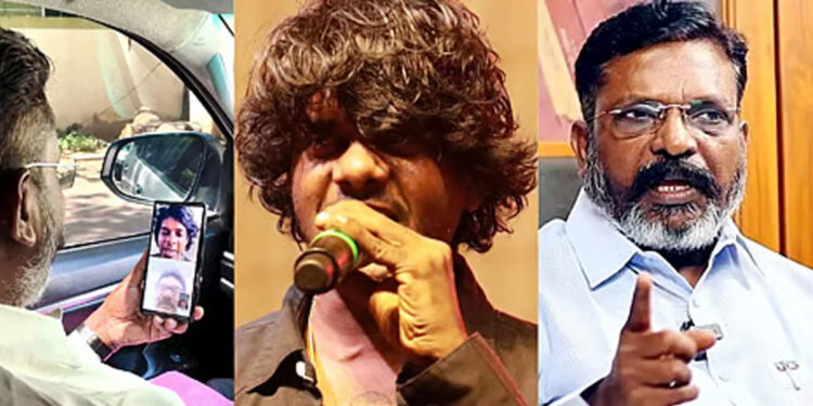 “விசிகவில் இணையும் வேடன் ?” – ஜூன் 14 பேரணிக்கு முன்னோட்டம் ; திருமாவுடன் கைகோர்க்கிறாரா ராப் பாடகர் ?