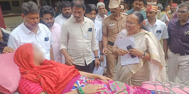 மாடியில் இருந்து மனைவியை தள்ளிய கணவன் கைது : ஸ்டெக்சரில் வந்து புகார் அளித்த நர்கீஸ் !