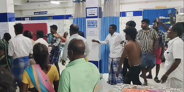 உளுந்தூர்பேட்டை அரசு மருத்துவமனையில் இருதரப்பினர் மோதல்