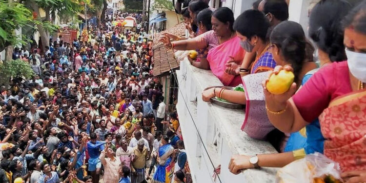 காரைக்கால் அம்மையார் ஆலயத்தில் மாங்கனித் திருவிழா இன்று முதல் மூன்று நாள் நடைபெறுகிறது