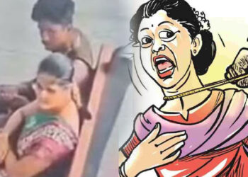 சென்னை பெருங்குடி ரயில் நிலையத்தில் செயின் பறிப்பு : இளைஞர் கைது !