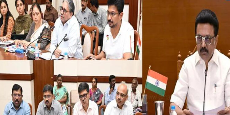 ஒரே நாளில் 10 துறை செயலர்களுடன் ஆலோசனை நடத்திய முதல்வர் ஸ்டாலின் !