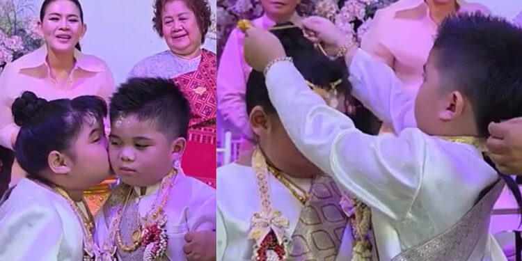 தாய்லாந்து கலாசாரம் : 4 வயது இரட்டைக் குழந்தைகளுக்கு திருமணம்