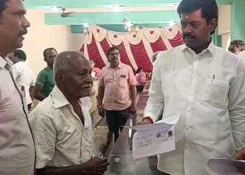 “உங்களுடன் ஸ்டாலின்”திட்டமுகாமை சட்டமன்ற உறுப்பினர் மத்திய Dr.இலட்சுமணன் நேரில் பார்வையிட்டு ஆய்வு