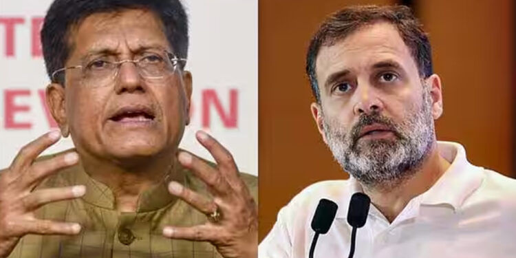 ராகுலை யாரும் மதிப்பது இல்லை : மத்திய அமைச்சர் பியூஷ் கோயல் கடுமையான பதிலடி