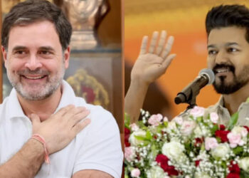 த.வெ.க. – காங்கிரஸ் கூட்டணி முயற்சி : ராகுலை சந்திக்க விஜய் முயற்சி ?