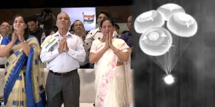 பூமிக்கு திரும்பினார் சுபான்ஷூ சுக்லா: கடலில் பத்திரமாக தரையிறங்கியது டிராகன் விண்கலம்