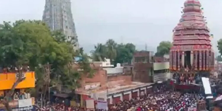 ஸ்ரீவில்லிபுத்தூர் கோவிலில் ஆடிப்பூர திருவிழா விமரிசையாக நடைபெற்றது!