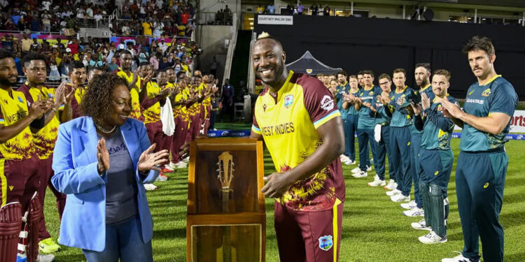 சொந்த மண்ணில் ஓய்வு : 4 சிக்சர்களுடன் சர்வதேச கிரிக்கெட்டுக்கு விடைதந்த ஆண்ட்ரே ரஸ்ஸல் !