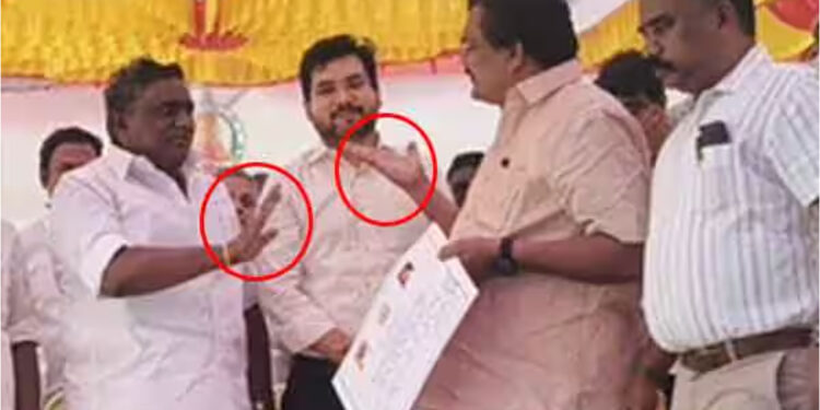 ஆண்டிப்பட்டி அரசு நிகழ்ச்சியில் திமுக எம்பி – எம்எல்ஏ நேருக்கு நேர் மோதல்