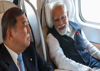 ஜப்பானில் புல்லட் ரயிலில் பயணித்த பிரதமர் மோடி – புகைப்படங்கள் வைரல் !