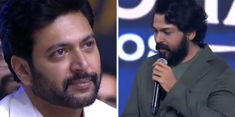 “மனதளவில் கூட யாருக்கும் கெடுதல் நினைக்காத ஆள் ரவி” – நடிகர் கார்த்தி பாராட்டு