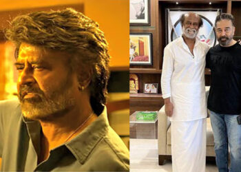 50 ஆண்டு திரை வாழ்க்கை – ‘நமது சூப்பர் ஸ்டாரை பாசத்துடன் கொண்டாடுகிறேன்’ : கமல்ஹாசன் வாழ்த்து