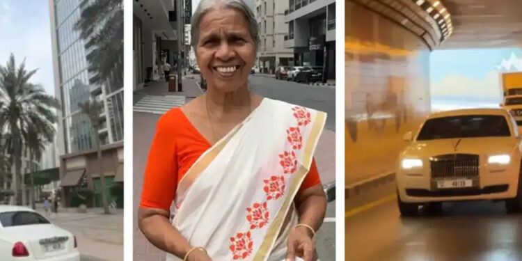 துபாயில் ரோல்ஸ் ராய்ஸ் ஓட்டும் 72 வயது இந்திய மூதாட்டி ! வைரலாகும் வீடியோ…