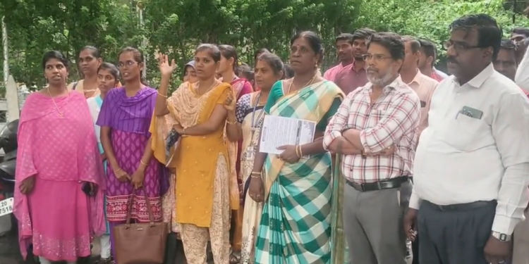 திருவள்ளூர் மாவட்ட மையம் சார்பில் வருவாய் & பேரிடர் மேலாண்மைத்துறை அலுவலர்களின் நியாயமான 7 அம்ச கோரிக்கை