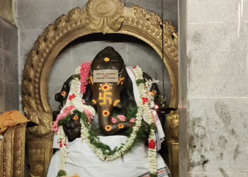 மயிலாடுதுறை பெரியகோவில் என்று மாயூரநாதர் திருக்கோயிலில் நடைபெற்ற சங்கடஹர சதுர்த்திவிழா