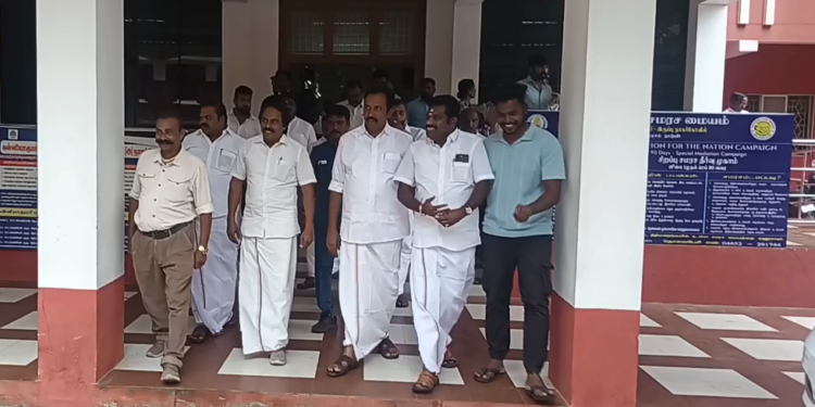 நாகர்கோவில் நீதிமன்றத்தில் அமைச்சர் மனோதங்கராஜ் உட்பட11பேர் ஆஜர் வழக்கு விசாரணை