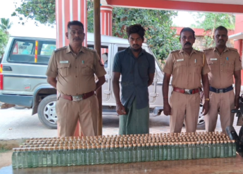 சட்ட விரோத மது கடத்தல்&விற்பனையை தடுக்கும் வகையில் போலீஸார் தீவிர வாகன சோதனை & கண்காணிப்பு பணி