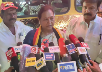 மயிலாடுதுறையில் தேமுதிக பொதுச்செயலாளர் பிரேமலதா விஜயகாந்த் பேட்டி