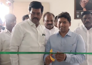 விழுப்புரம் மத்திய மாவட்ட திமுக சார்பில் அண்ணா அறிவகம் (District Firewall) திறப்பு விழா