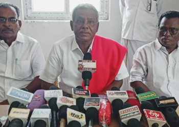 மயிலாடுதுறையில் சிபிஎம் மாநில செயலாளர் பெ.சண்முகம் பேட்டி