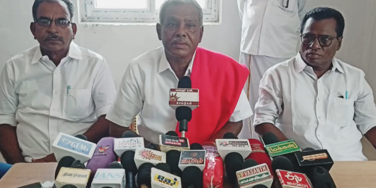 மயிலாடுதுறையில் சிபிஎம் மாநில செயலாளர் பெ.சண்முகம் பேட்டி