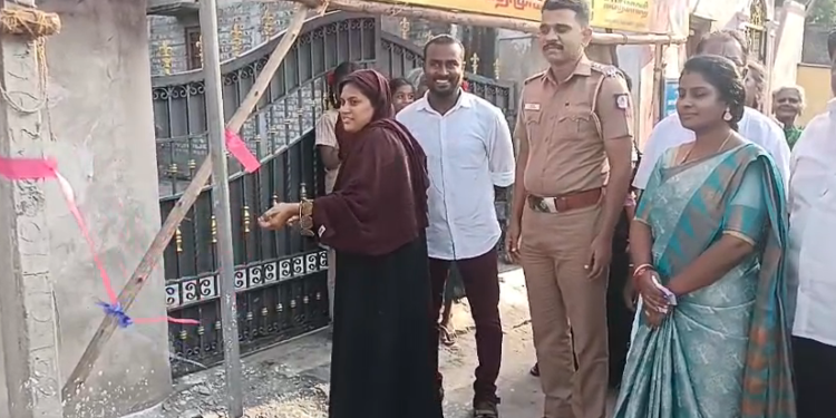 விழுப்புரம் நகர 8 வது வார்டில், நகராட்சி நிர்வாகம் செய்து தராத மக்களுக்கான அடிப்படை பணி