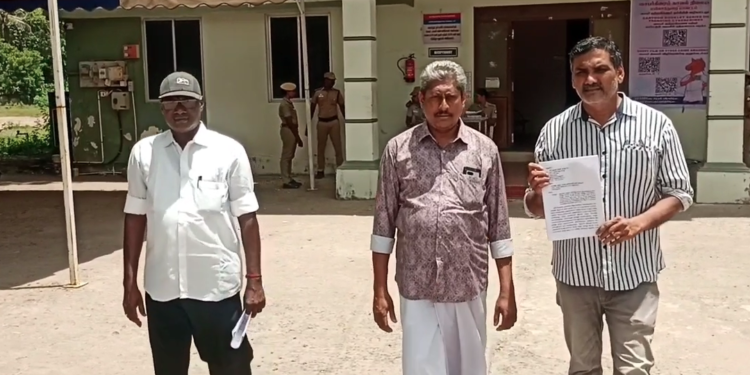 ஆளுங்கட்சி பிரமுகர் என்பதால் நடவடிக்கை எடுக்க மறுப்பதாக குற்றச்சாட்டு