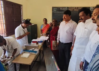 மயிலாடுதுறை மாவட்டம் குத்தாலத்தில் நலம் காக்கும் ஸ்டாலின் திட்ட மருத்துவ முகாம்