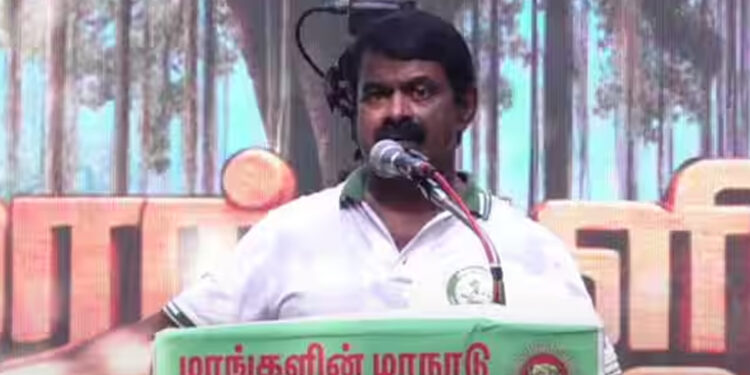 “ஜாதி, மதம், மதுவுக்கு இணையானது சினிமா போதை” – சீமான் விமர்சனம்