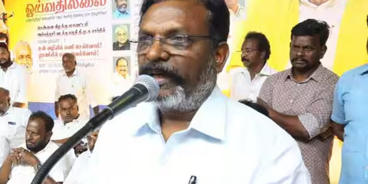 ஆணவக்கொலை தடுப்புச் சட்டம் இயற்ற வேண்டும் : முதல்வரை சந்தித்த பின் திருமாவளவன் பேட்டி