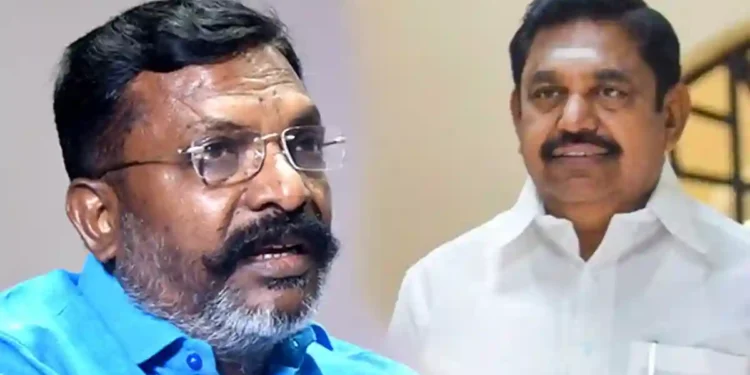 அதிமுக ஆர்.எஸ்.எஸ் கட்டுப்பாட்டில் சென்று விட்டது – தொல் திருமாவளவன்